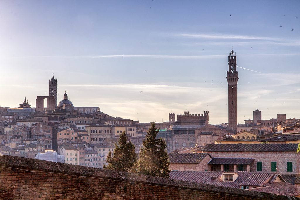 Vista di Siena dalla Basilica di San Francesco a Siena